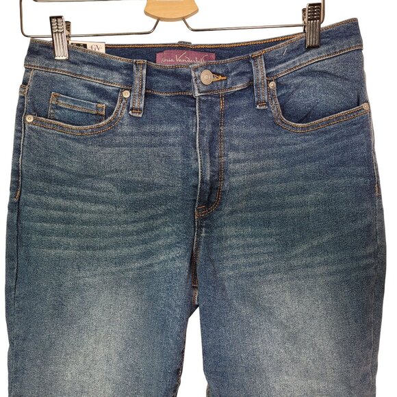 Gloria Vanderbilt Women's Always Perfect High Rise Skinny Cienga Jeans Large - Picture 2 of 10